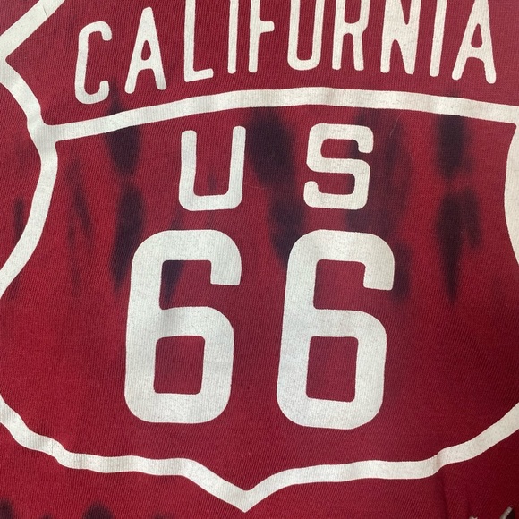 Forever 21 Burgundy Fringe Crop Top - Picture 3 of 6